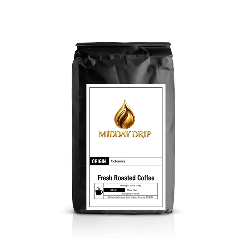 A 12 oz bag of Midday Drip Colombia